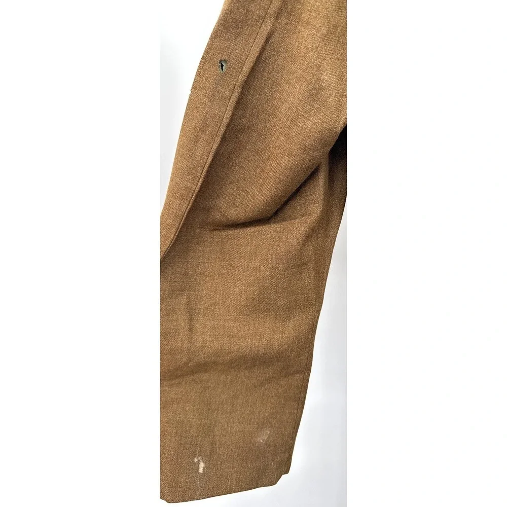 WWII 7th Army Specialist Coat Jacket Brown - Picture 5 of 8